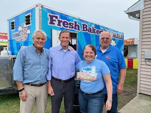 Blumenthal attended the annual Bethlehem Fair.